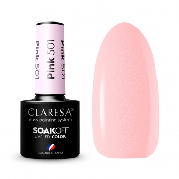 Claresa lakier hybrydowy Pink 501 5g